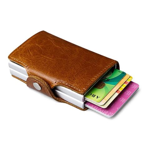 leather rfid blocking credit card holders|rfid blocking card holder wallet.